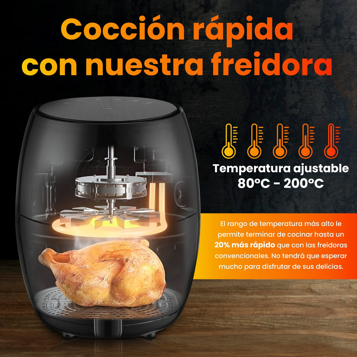 Extralink Smart Life Air Fryer 2l Eu Sj-200