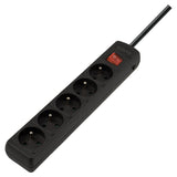EAN 5905106070061 - Savio LZ-16 base múltiple 1,8 m 5 salidas AC Interior Negro imagen 2