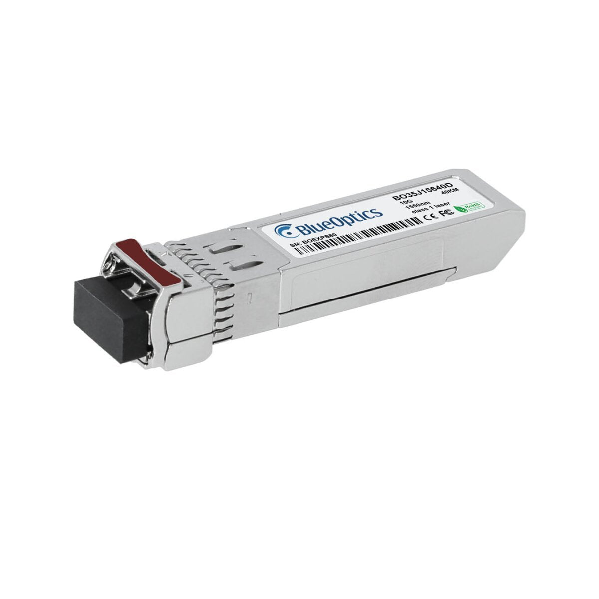 Blueoptics Infinera Trx100114 Blueoptics Bo35j15640d Sfp+ Transceiver, 10gbase-Er, Singlemode Fiber, 1550nm, 40km