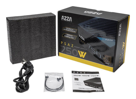 EAN 4712839557391 - Azza PSAZ-750W unidad de fuente de alimentación 20+4 pin ATX ATX Negro imagen 5