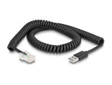 Delock Rj50 A Usb 2.0 Typ-A Barcode Scanner Cable Espiral 2 M