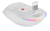 Raton Optico Mmt3 Rgb Blanco Mars Gaming Rgb Chroma/ Óptico/ 14400 Dpi/ Base De Carga/ Recargable Hasta 100h De Uso