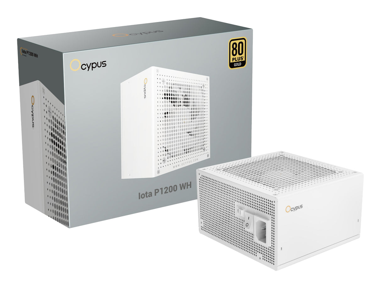 Fuente De Alimentación Ocypus Iota P1200 1x Gpu De Alta Potencia De 12 Pines, 3x Pcie, 1200 Vatios Blanco 100208075