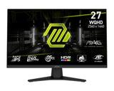 Msi Mag 274qfde X24, Monitor Gaming 68,6 Cm (27 Pulgadas), Negro, Wqhd, Rapid-Ips, Hdr, Adaptive-Sync, Panel De 240hz 9s6-3ce41h-053