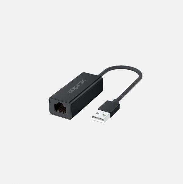 Approx Adaptador Usb-A 3.0 A Rj-45 - Transferencia Rapida Hasta 2.5 Gbps - Cable De 17cm