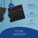 EAN 8719274490753 - R-Go Tools RGOSP-USWIBL teclado Oficina USB Inglés de EE. UU. imagen 12