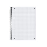 Oxford Collegeblock A5+ 80 Blatt Kariert Rand Links