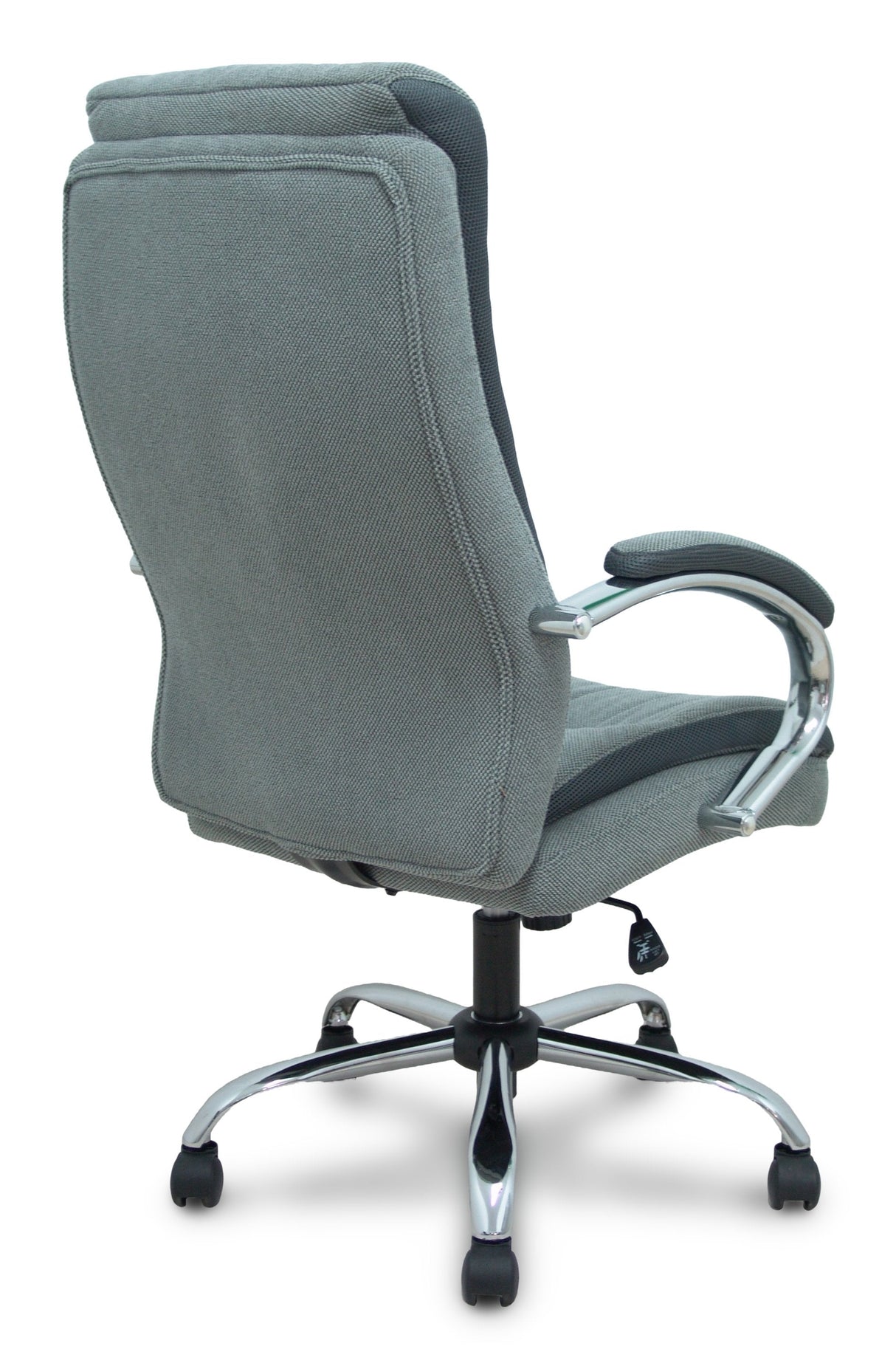 Piqueras Y Crespo Forol Sillon Opti533 Basculante Tapizado Tela Color Gris Base Cromo Ruedas Nailon