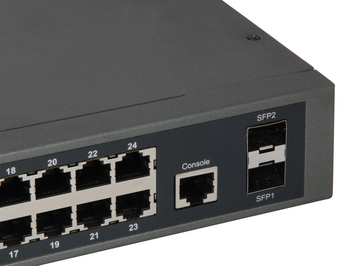 Levelone Switch 24x Ge Gep-2651      2xgsfp     370w 24xpoe+