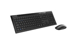 Rapoo 8210m Teclado Ratón Incluido Bluetooth Qwerty Negro
