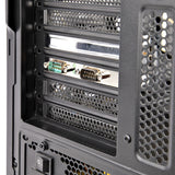 Pcie Dual Serial Port Card -   Ctlr 16c1050 Uart 5v/12v Status Light