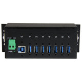 EAN 0065030860352 - StarTech.com ST7300USBME hub de interfaz USB 3.2 Gen 1 (3.1 Gen 1) Type-B 5000 Mbit/s Negro imagen 3