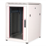 Roline 19-Zoll Netzwerkschrank Pro 16 He, 600x800 Bxt Glastr Grau