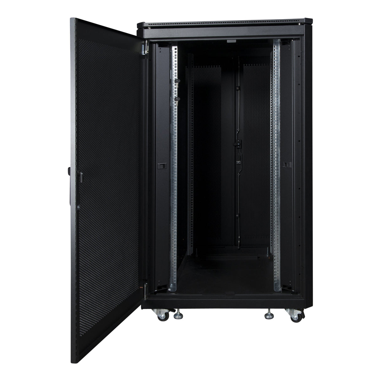 EAN 5420016846464 - LOGON RSL26U81BL armario rack 26U Rack o bastidor independiente Negro imagen 2