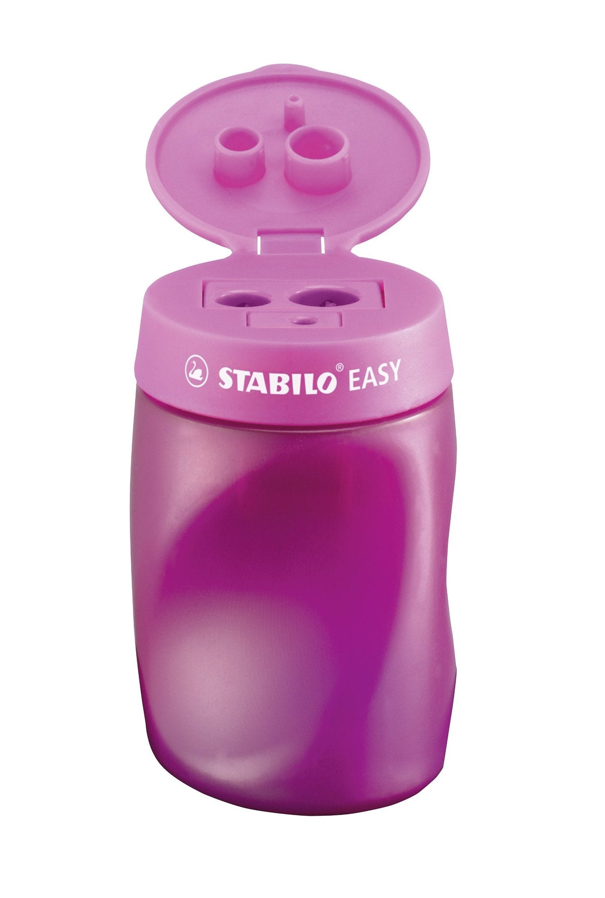 Stabilo Easy - Sacapuntas Con Depósito - 3 Agujeros - Rosa