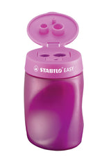 Stabilo Easy - Sacapuntas Con Depósito - 3 Agujeros - Rosa