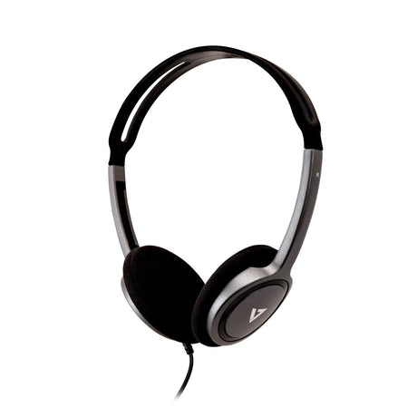 EAN 662919104066 - V7 HA310-2EP auricular y casco Auriculares Alámbrico Diadema Música Negro, Plata imagen 1