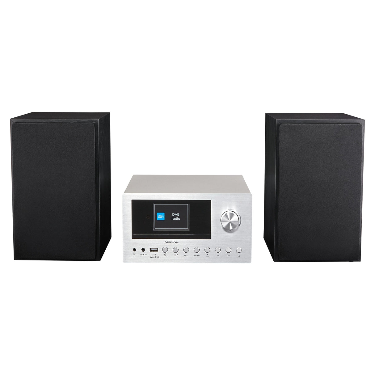 Medion Life P85003 Micro-Audio-System Silber