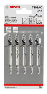 Bosch Hoja De Sierra De Calar T 101 Ao Clean Para Madera, 83 Mm 2608630031