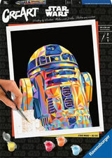 Kit Para Pintar Con Números Ravensburger Creart Serie Trend C Polygon Star Wars: R2d2
