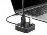Delock 64191 Hub De Interfaz Usb 3.2 Gen 2 (3.1 Gen 2) Type-C 10000 Mbit/S Negro