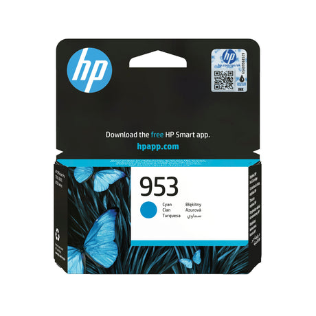 EAN 0725184103971 - HP 953 Cyan Original Ink Cartridge cartucho de tinta 1 pieza(s) Rendimiento estándar imagen 1