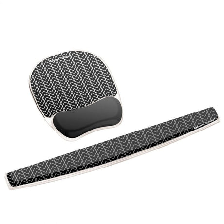 EAN 0043859740680 - Fellowes 9653401 alfombrilla para ratón Negro, Blanco imagen 3