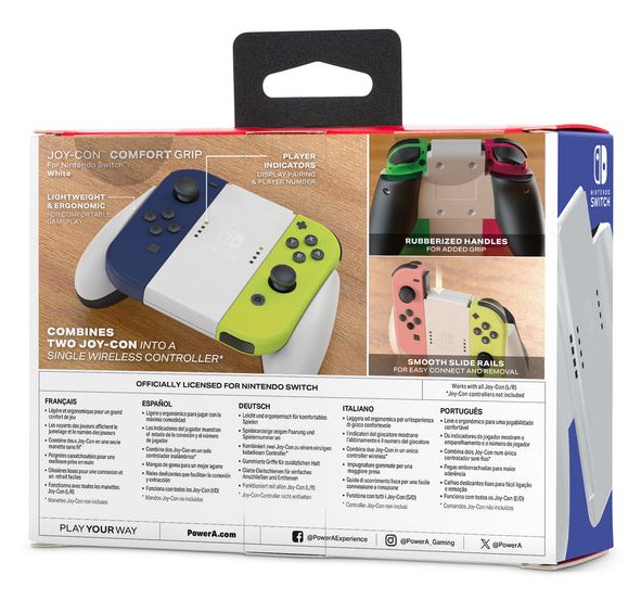 Comfort Grip Joy-Con Switch Wrls Blanco