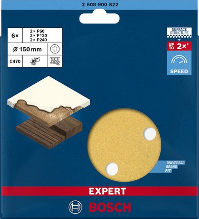 EAN 4059952541600 - Bosch C470 Pintura, Madera Disco de lijado imagen 3