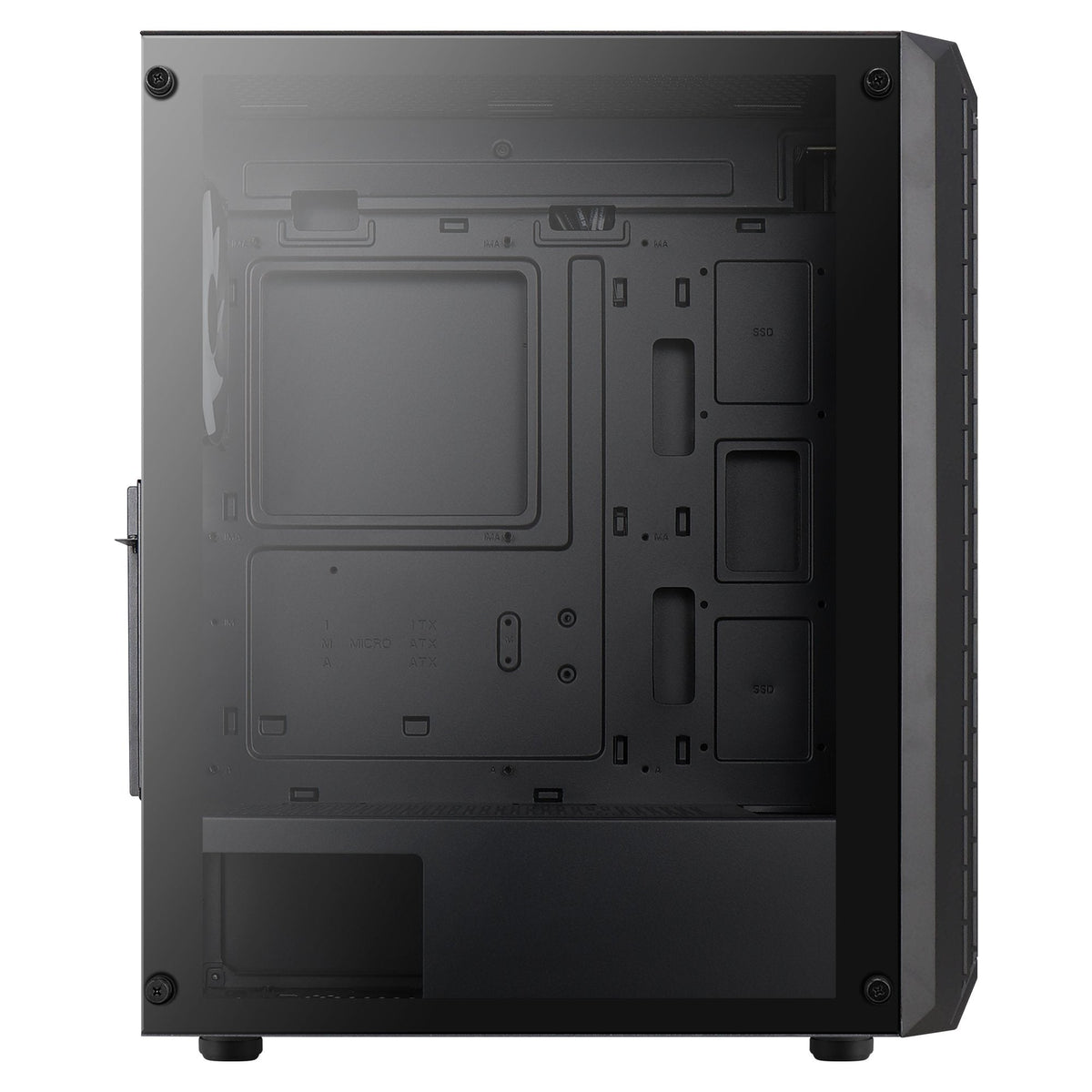 Caja Pc Aerocool Atx Beam V2 Frgb Black