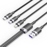 EAN 6922794709805 - Vention CTRBG cable USB USB 2.0 1,5 m USB A USB C/Micro-USB B/Lightning 0,48 Gbit/s 120 W Negro imagen 1