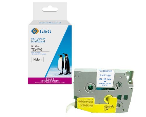 G&G Xl-Aufbüamarilloand Compatible Con Brother Tze-Fa3