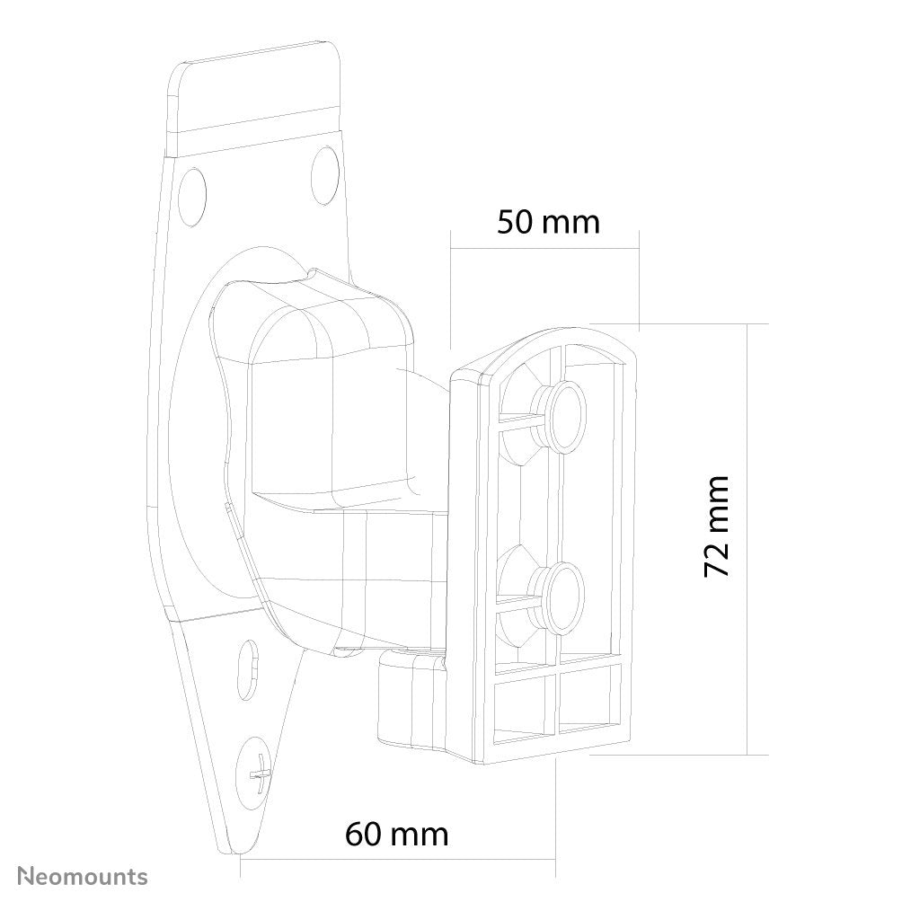 Speaker Accessory Neomounts By Newstar Black Nm-Ws300black