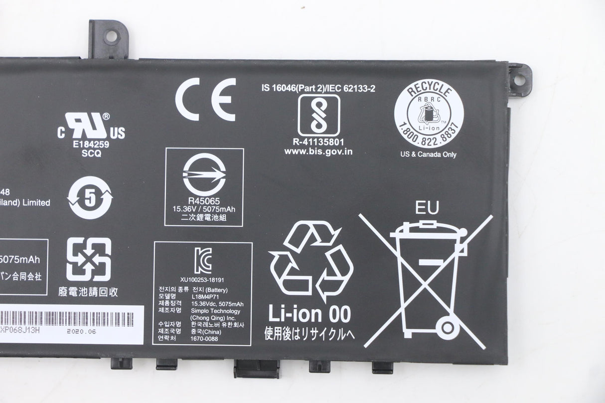 EAN 5704174403012 - Lenovo 5B10W13900 refacción para laptop Batería imagen 4