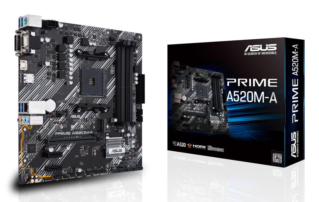 Placa Base Asus Prime A520m-A Ii Csm Amd,Am5,Ddr4,Matx