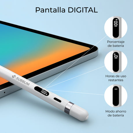 EAN 8436586743826 - SUBBLIM SUBPEN-UN0001 lápiz digital 70 g Blanco imagen 6
