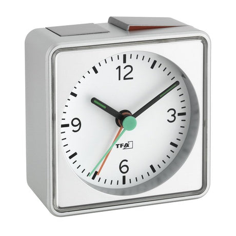 EAN 4009816022806 - TFA-Dostmann PUSH Reloj despertador analógico Plata imagen 1