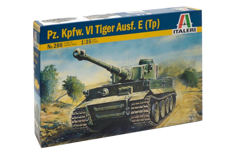 EAN 8001283802864 - Italeri Tiger I Ausf. E/H1 Tank model Kit de montaje 1:35 imagen 1