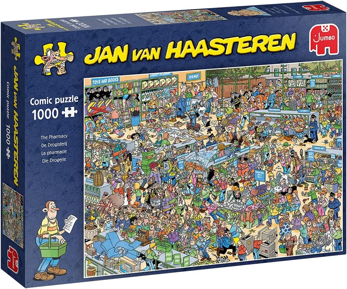 Jan Van Haasteren The Pharmacy Puzzle 1000 Pieza(S) Cómics
