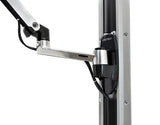 Ergotron Lx Wall Mount System Pared, Soporte De Pared Plateado/Negro, Pared, 13,4 Kg