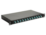 Equip Lwl-Spleisskamen 12-Port Lc-Duplex Om3 1u Komplett Sw