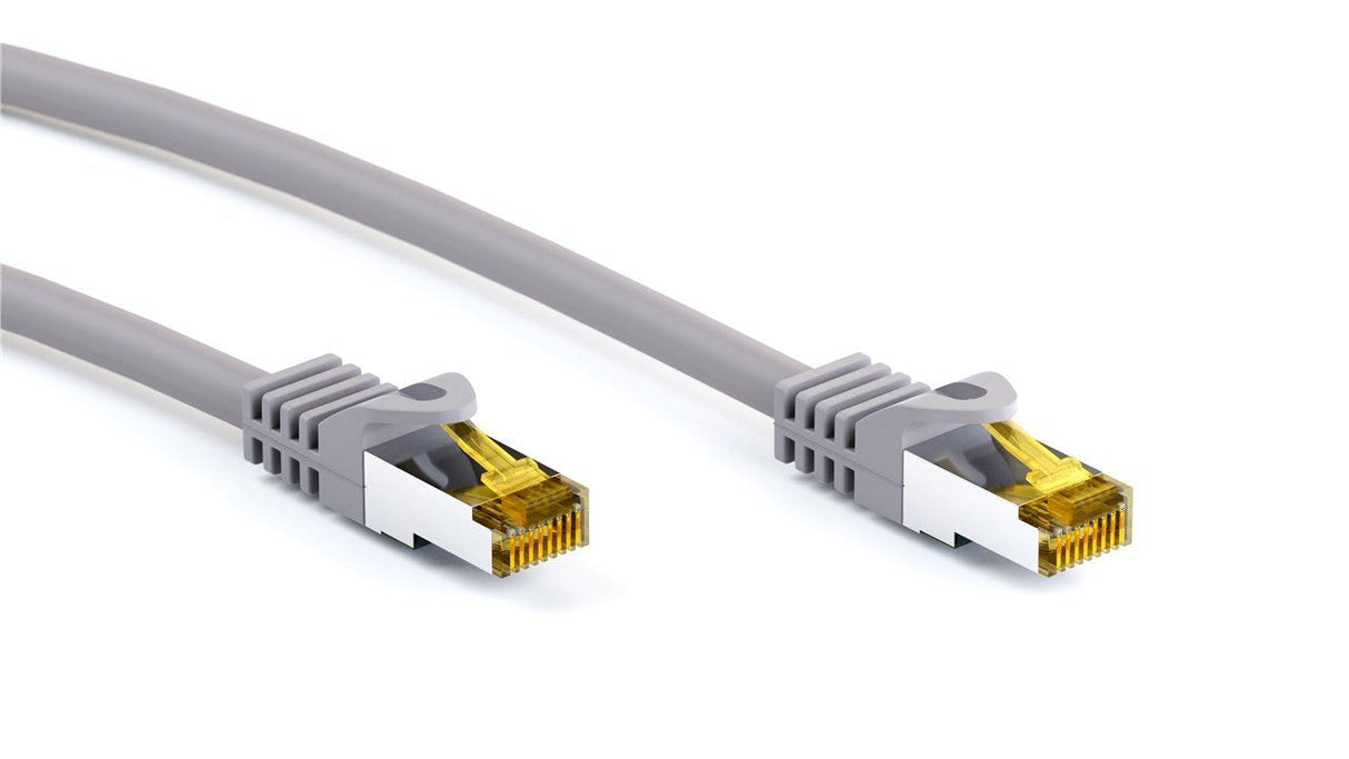 Patch-Kabel Rj45 30,0m Grau    S/Ftp M. Cat7 Rohkabel, 2xrj45, Lszh, Cu