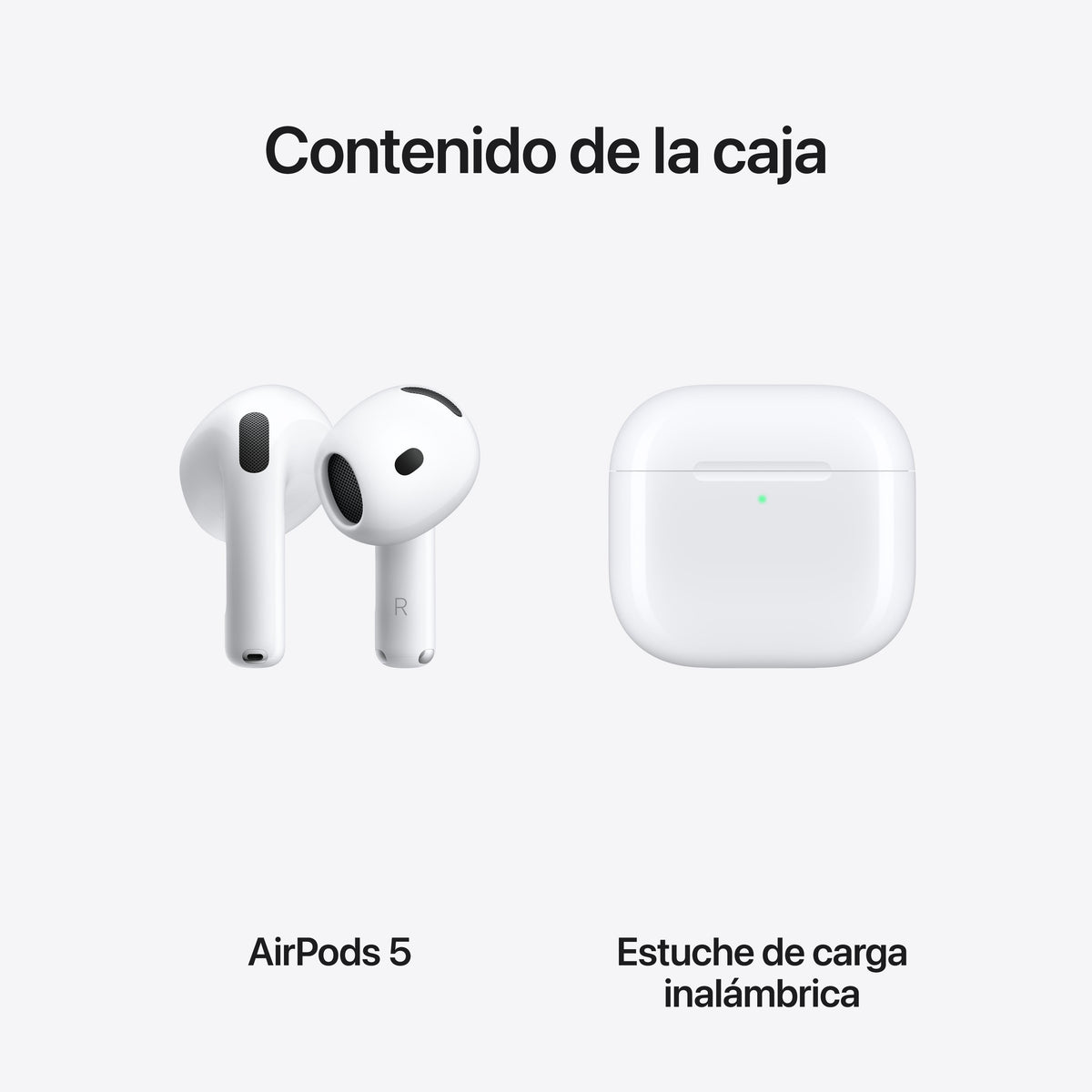 Auriculares Bluetooth Apple Airpods 5 Estuche De Carga Inalambrica