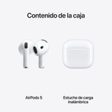 Auriculares Bluetooth Apple Airpods 5 Estuche De Carga Inalambrica