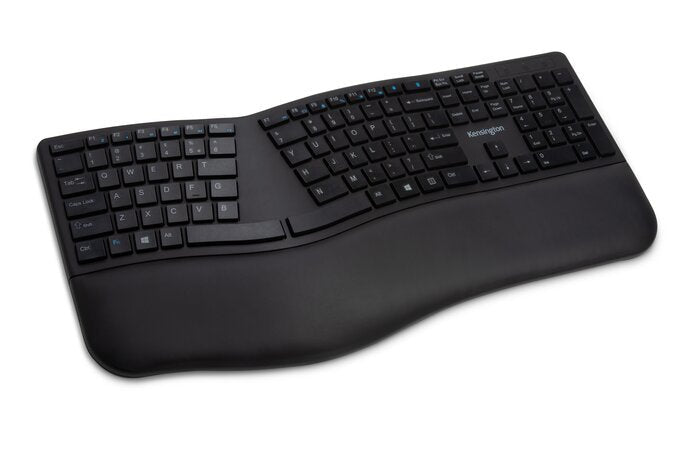 Teclado Alemán Kensington Pro Fit Ergo Rf Inalámbrico + Usb Qwertz Negro