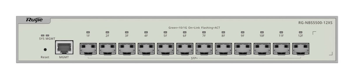 EAN 6976915001071 - Ruijie Networks RG-NBS5500-12XS switch Gestionado L3 Gris imagen 1