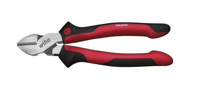 Wiha Alicates De Corte Industriales, Negro/Rojo, Con Dynamicjoint 43461