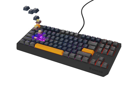 EAN 5901969444445 - GENESIS Thor 230 TKL Naval Blue Positive Outemu Panda teclado Juego USB + RF Wireless + Bluetooth QWERTY  imagen 3