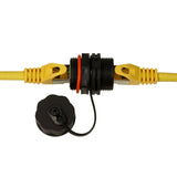 Logilink Cat.6a Indumrie Schraub-Kupplung 2xrj45, Negro
