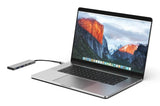 Hama Essential Hub Usb 3.2 - Potencia Maxima 100w - Cable Usb-C Integrado De 15cm - 2x Usb-C - 2x Usb-A - Power